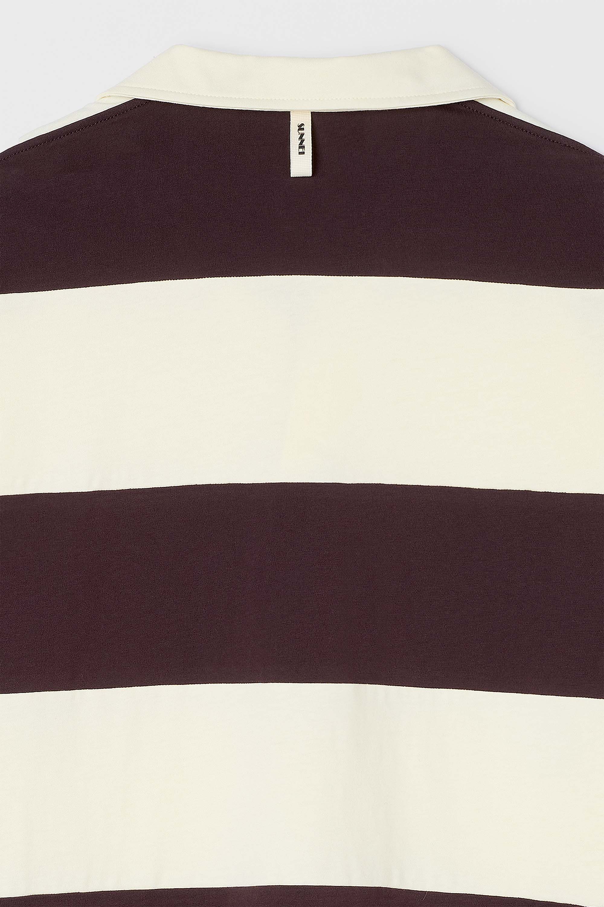 JERSEY POLO / chocolate plum & butter - Image 6