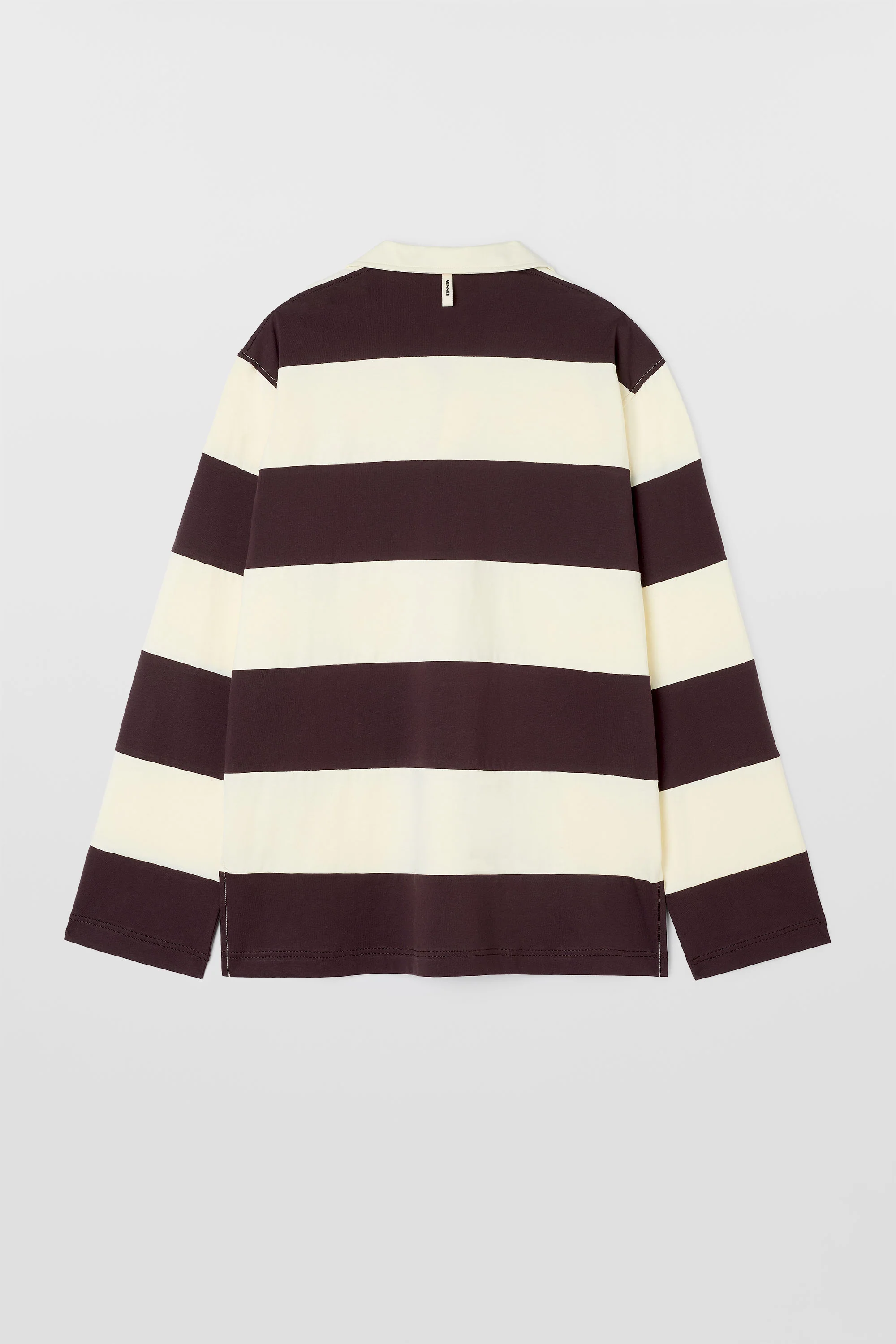 JERSEY POLO / chocolate plum & butter - Image 7