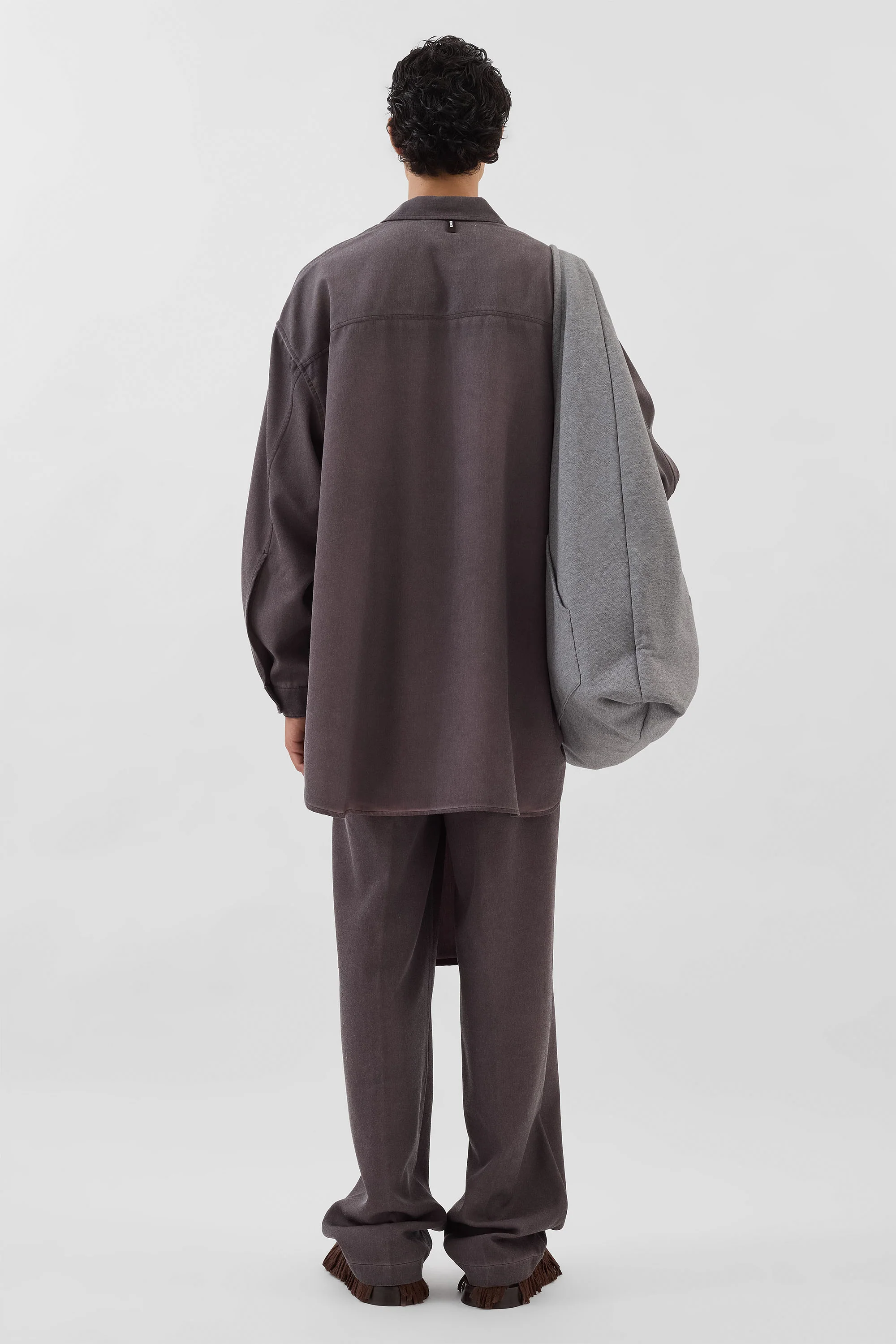 MEGA OVER SHIRT / plum - Image 11