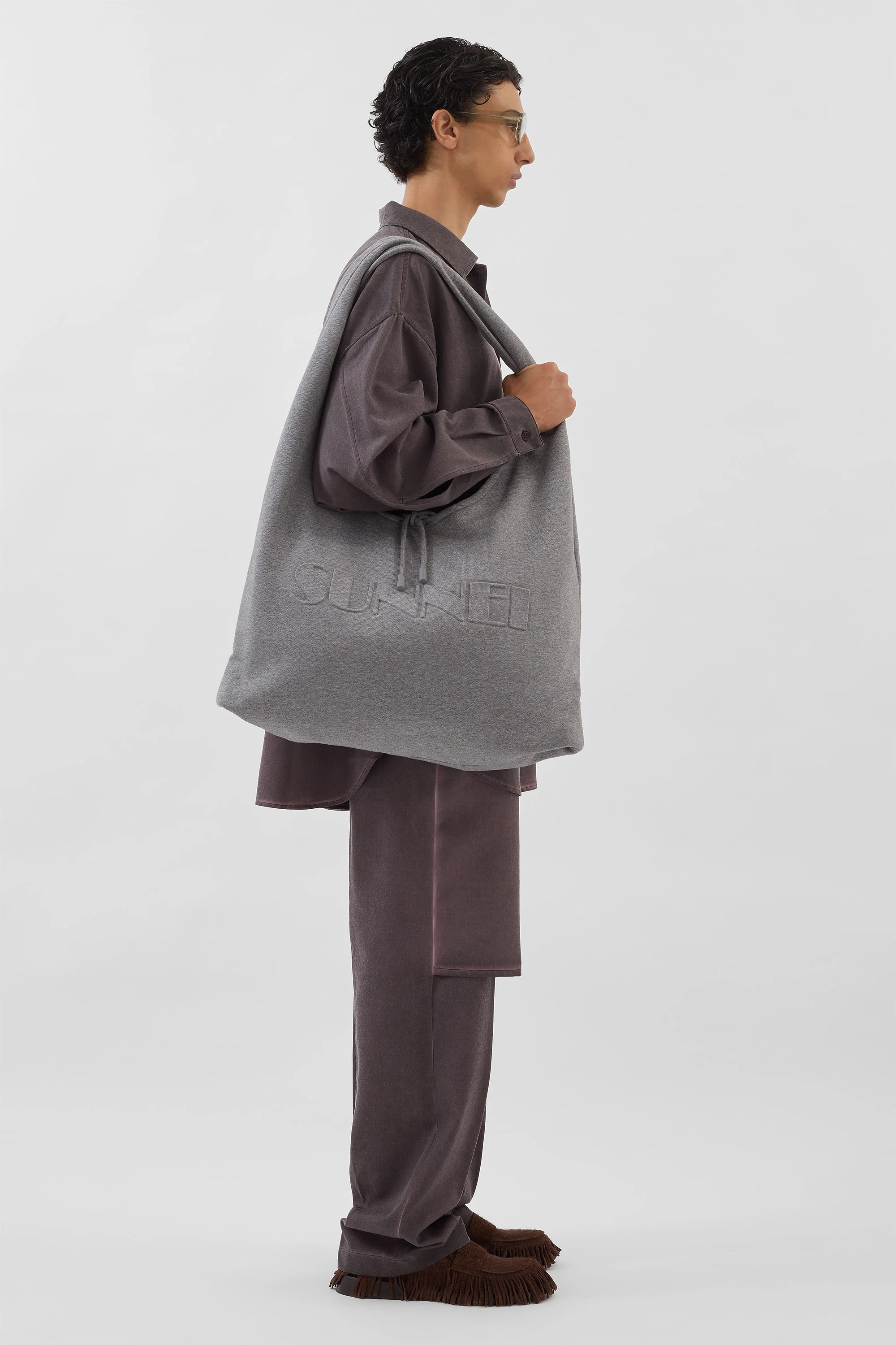 MEGA OVER SHIRT / plum - Image 9