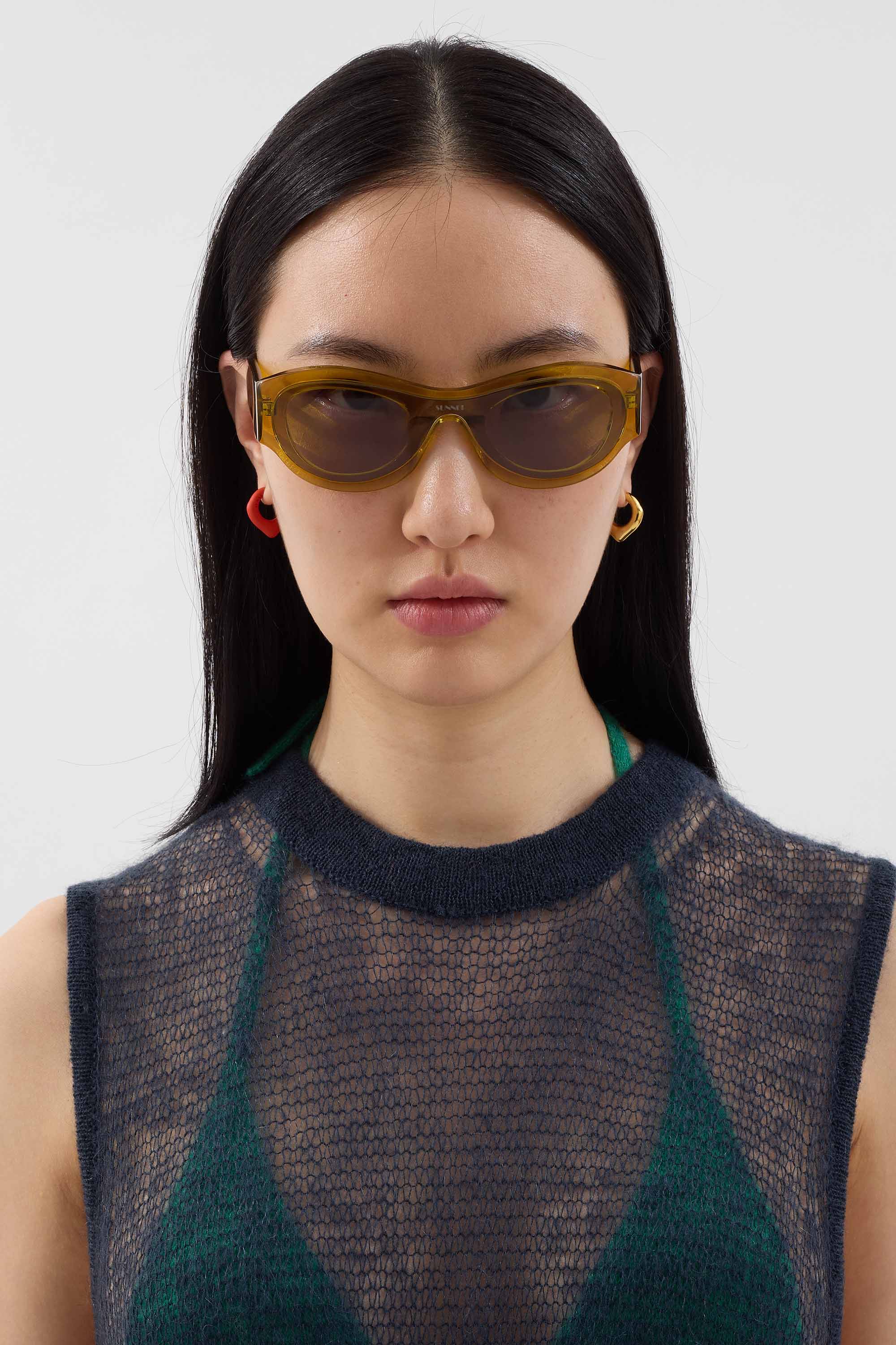 PROTOTIPO 5 SUNGLASSES / transparent mustard - Image 3