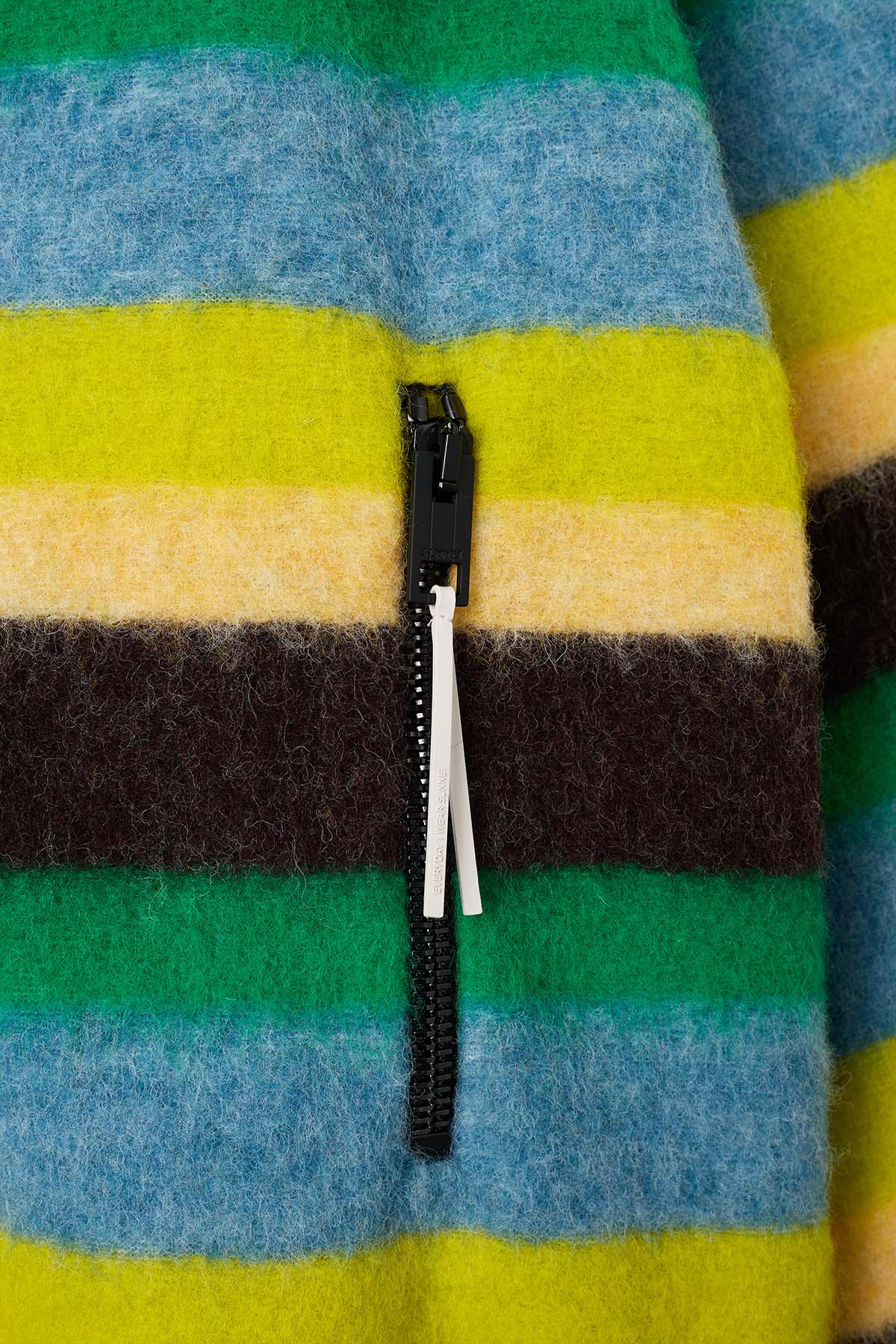 SHERPA HOODIE / multicolor stripes - Image 4